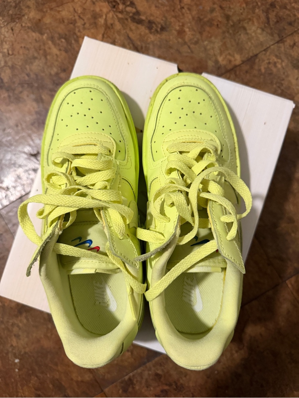 Nike Yellow Low-Top Sneakers